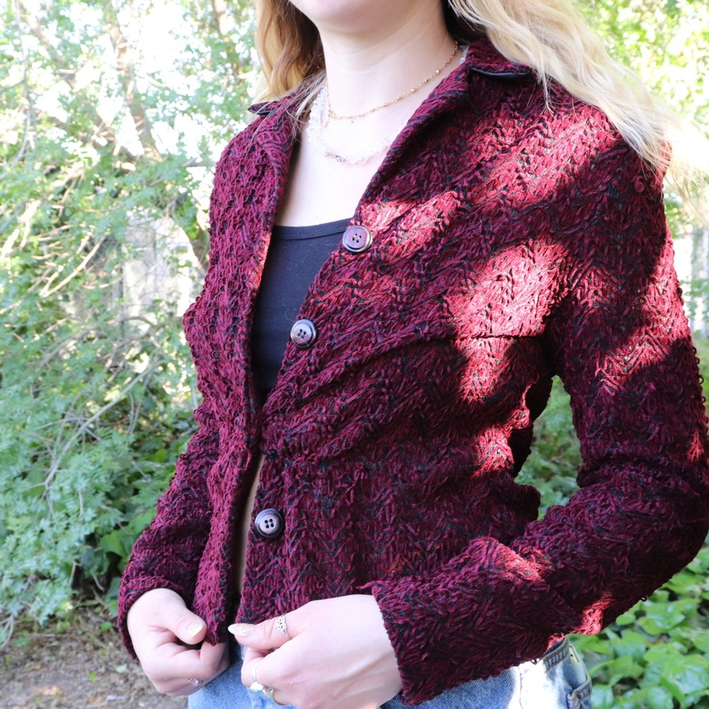 Vintage red blazer